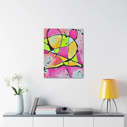 Pink Mouse Stretched Canvas 1.5" 24″ x 30″