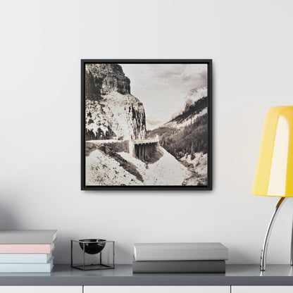 Golden Gate Canyon Colorado Gallery Canvas Wraps Square Frame 16″ x 16″ Premium Gallery Wraps (1.25″) Black