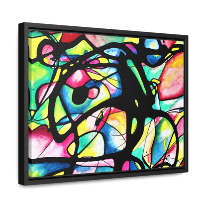 Peacock Gallery Canvas Wraps, Horizontal Frame