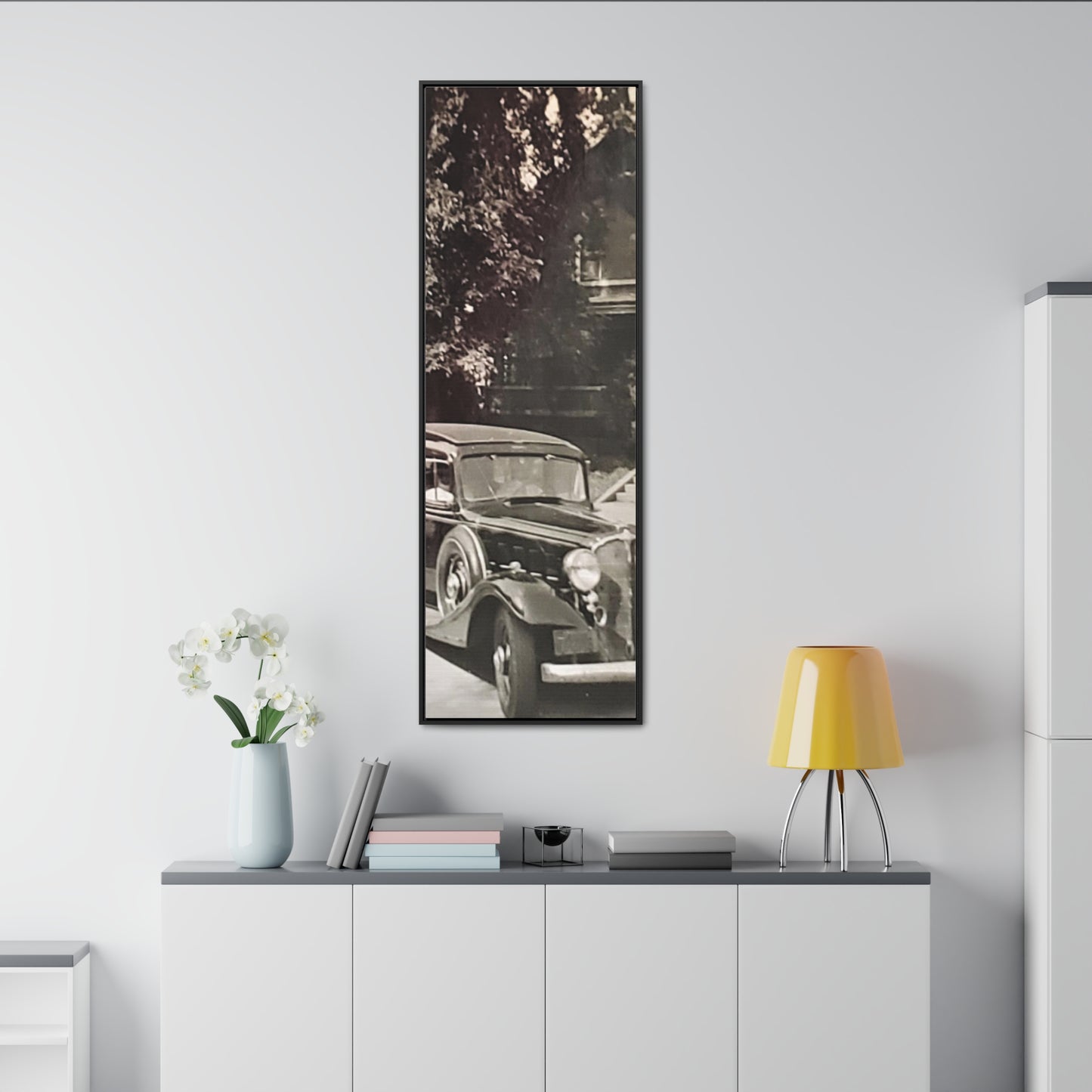 Classic Car Gallery Canvas Wraps, Vertical Frame