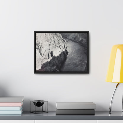 Boulder Dam Gallery Canvas Wraps Horizontal Frame 16″ x 12″ Black 1.25"