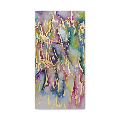 Purple Rain Canvas Gallery Wraps 10″ x 20″ 1.25"