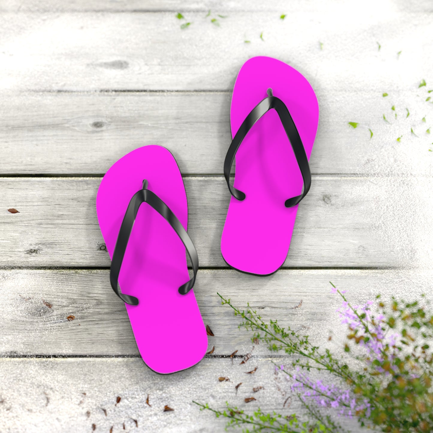 Razzle Dazzle Rose Flip Flops