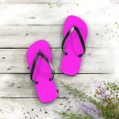 Razzle Dazzle Rose Flip Flops M pink