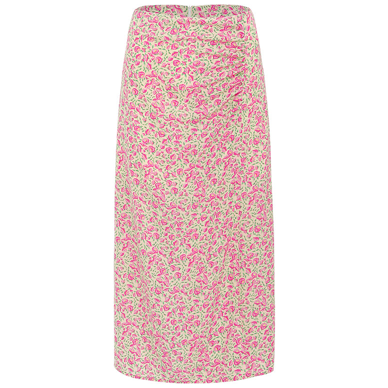 French Vintage Floral Strap Dress - LA165-L24150 S - dress