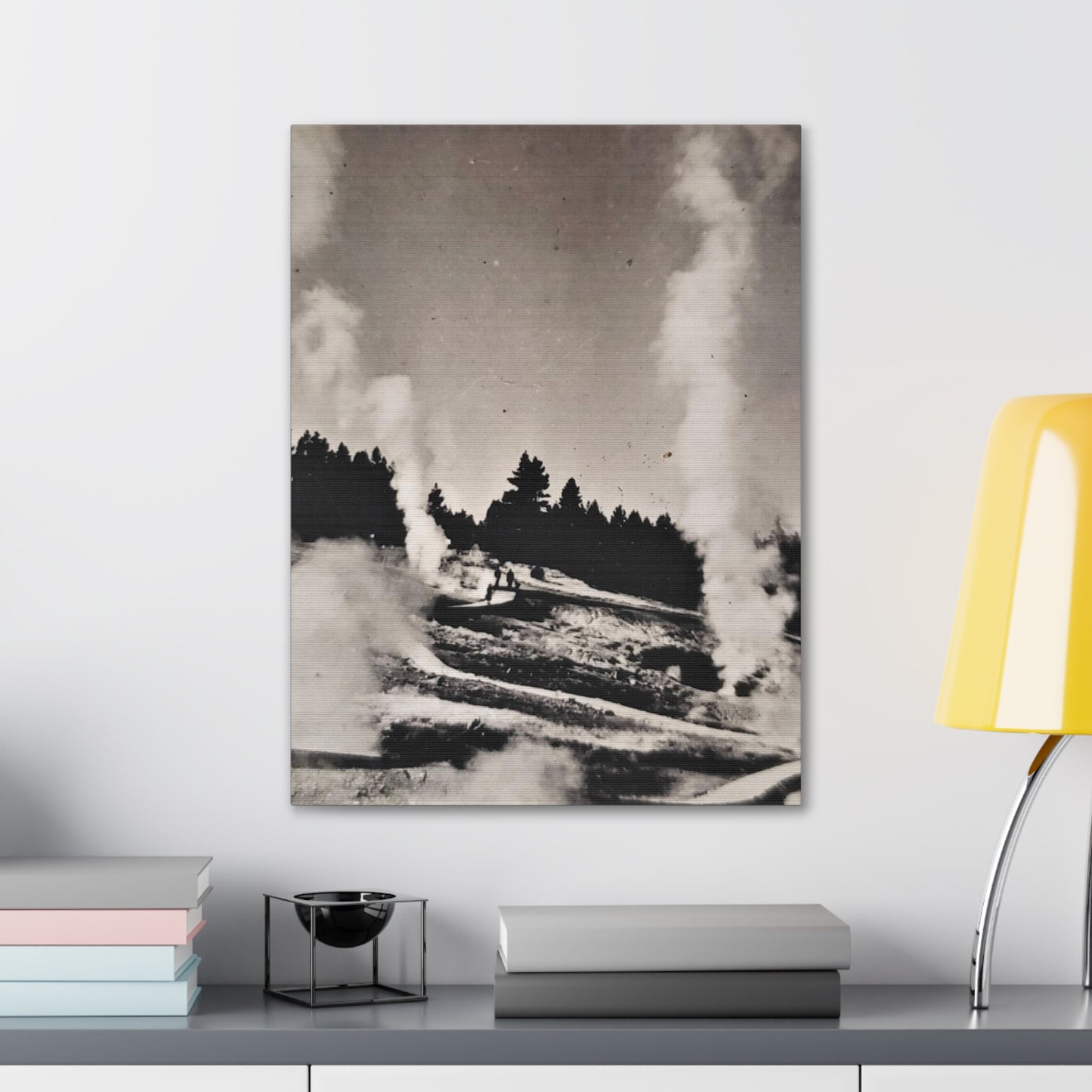 Norris Geyser Yellowstone Canvas Gallery Wraps