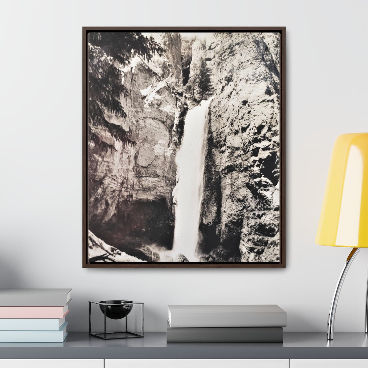 Tower Falls Yellowstone Gallery Canvas Wraps, Vertical Frame