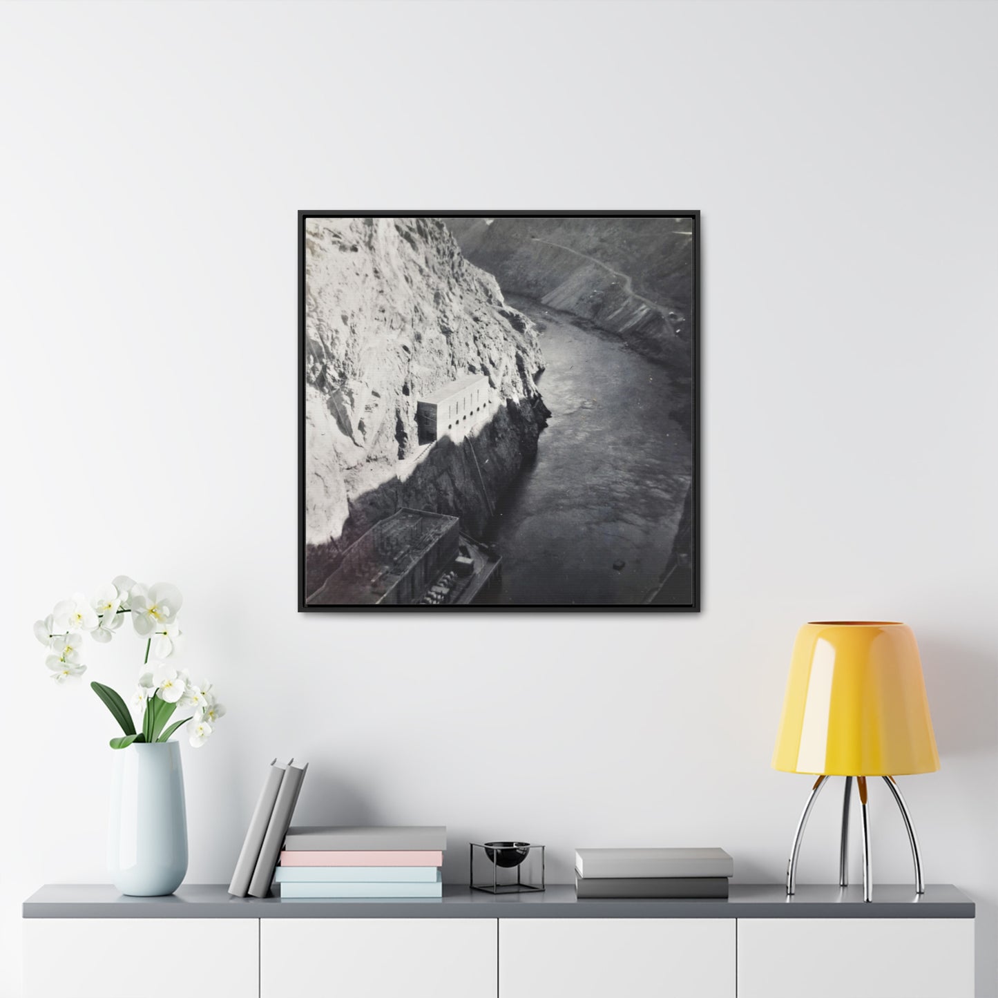 Boulder Dam Gallery Canvas Wraps, Square Frame