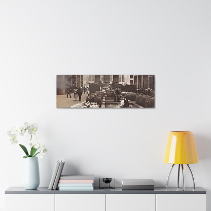 Rockefeller Plaza Canvas Gallery Wraps 36″ x 12″ 1.25"
