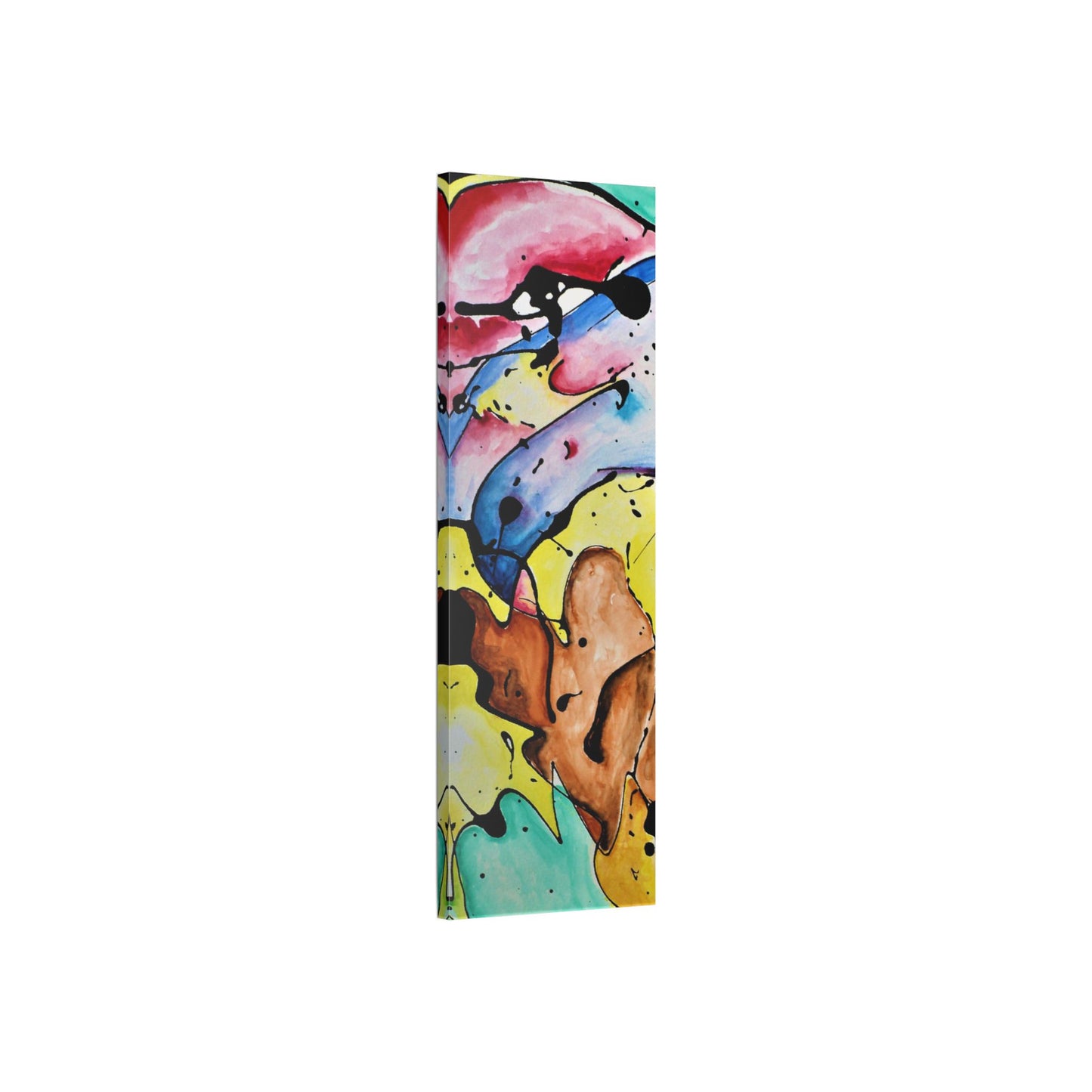 3rd Eye Sundae Satin Canvas Stretched - Kia Day Design