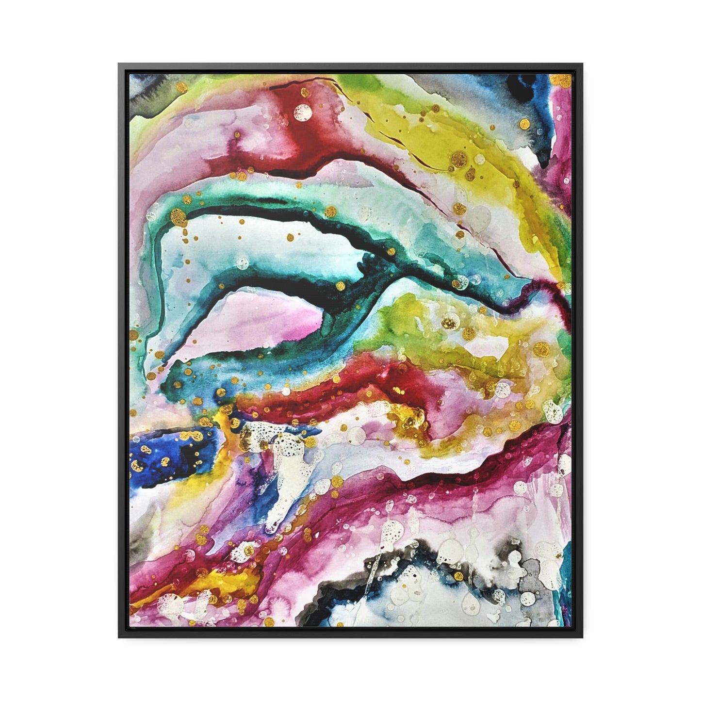 Cosmic Face Gallery Canvas Wraps, Vertical Frame