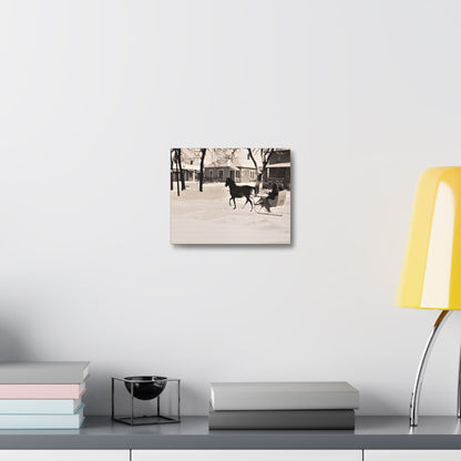 Carriage Ride Stretched Canvas 1.5" 10″ x 8″