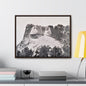 Black Hills Mount Rushmore Gallery Canvas Wraps Horizontal Frame 24″ x 18″ Walnut 1.25"