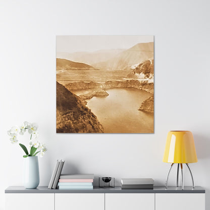 San Gabriel Dirt Fill Dam #1 Canvas Gallery Wraps Printify