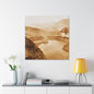 San Gabriel Dirt Fill Dam #1 Canvas Gallery Wraps Printify