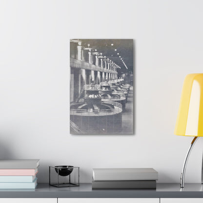 Boulder Dam Powerhouse Canvas Gallery Wraps 12" x 18" 1.25"
