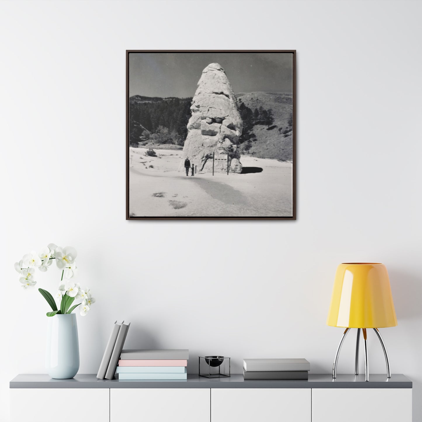 Liberty Cap Yellowstone Gallery Canvas Wraps, Square Frame