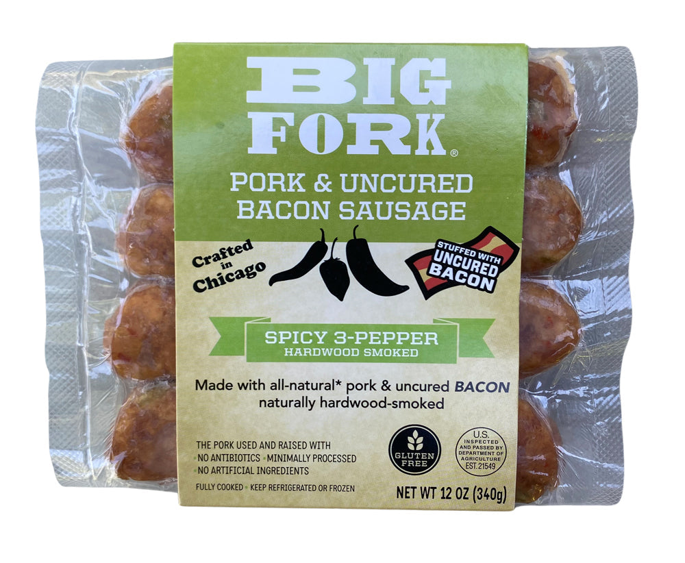 The Bacon Sausage Collection - All Five Flavors - - Encased Meats