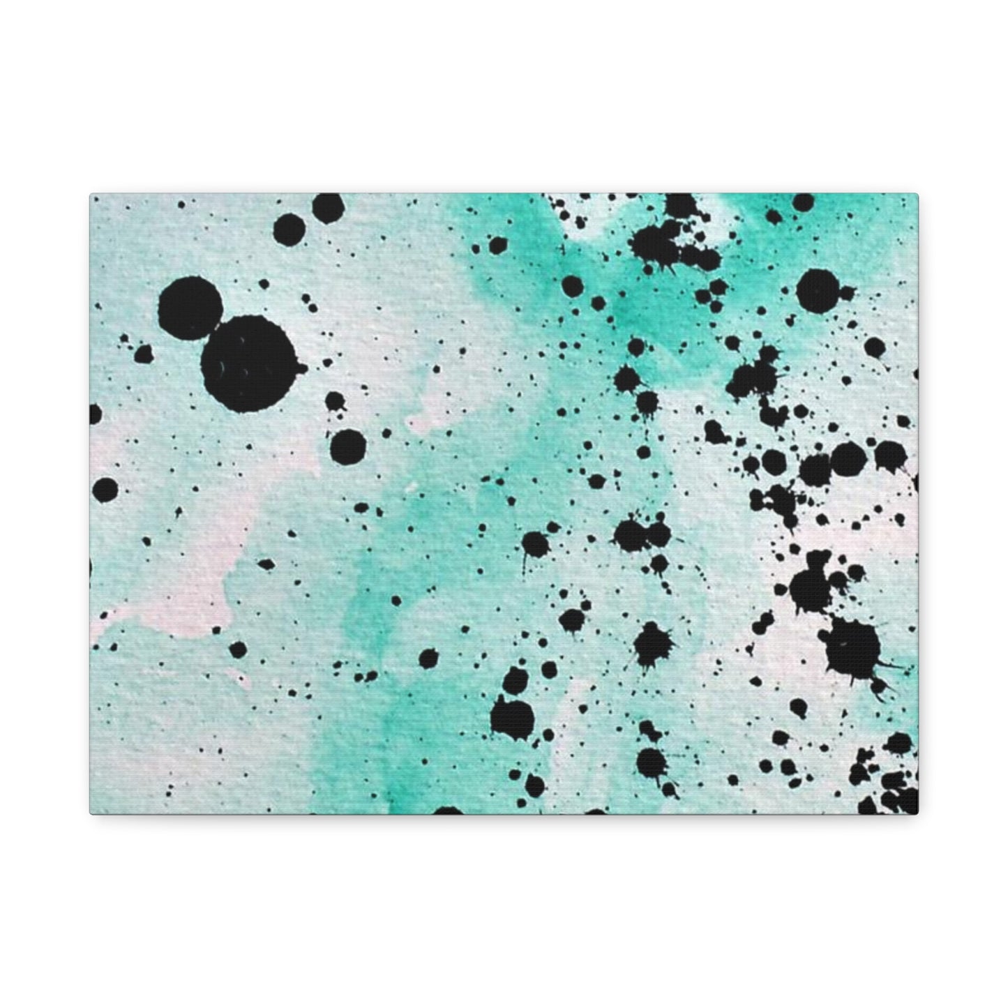 Teal Burst Canvas Gallery Wraps