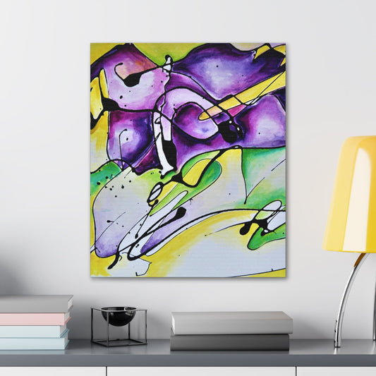 Purple Mountains Canvas Gallery Wraps - 20″ x 24″ 1.25" - Canvas