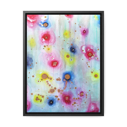 Raining Blooms Gallery Canvas Wraps, Vertical Frame 12″ x 16″ Premium Gallery Wraps (1.25″)