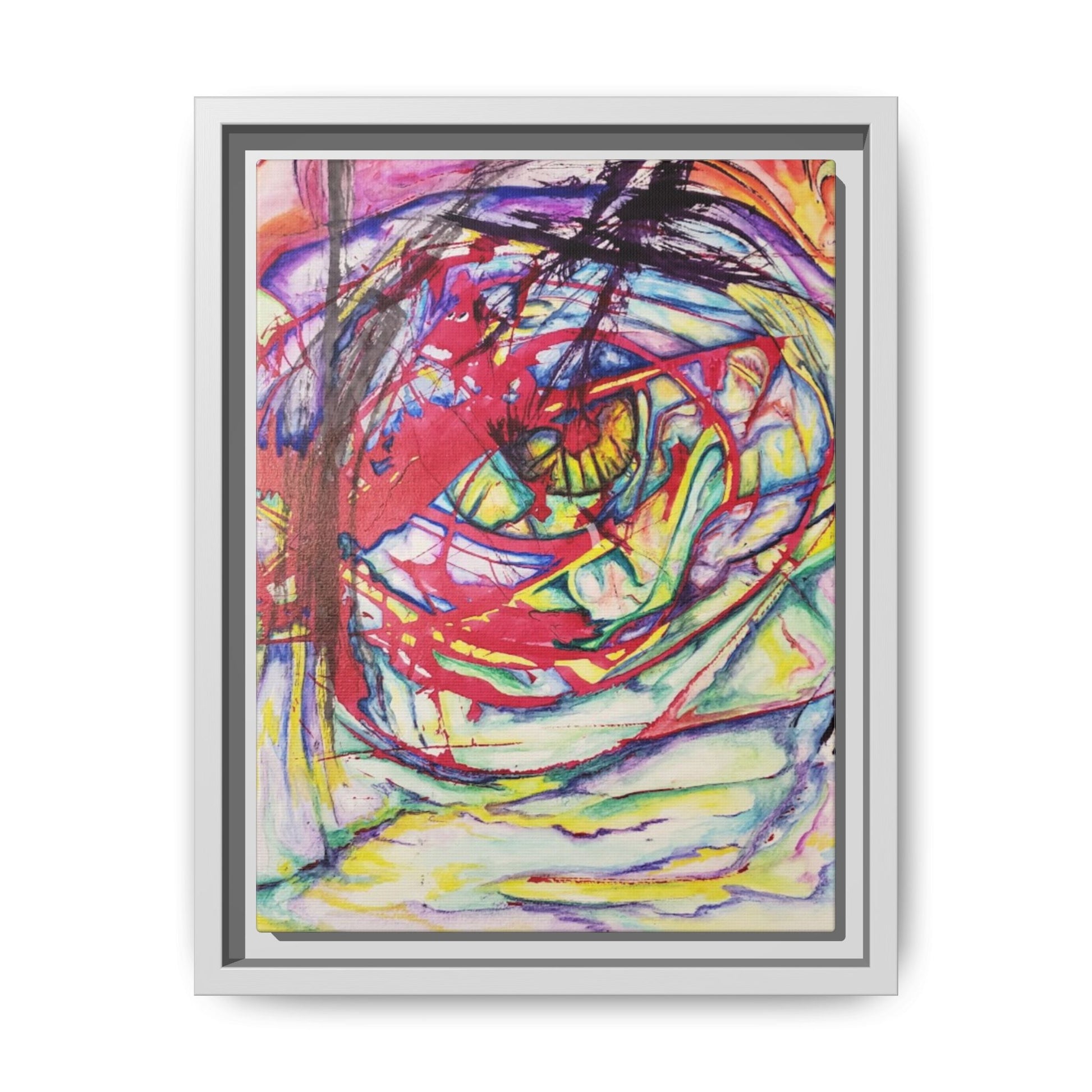 The Eye Framed Art Print - Kia Day Design