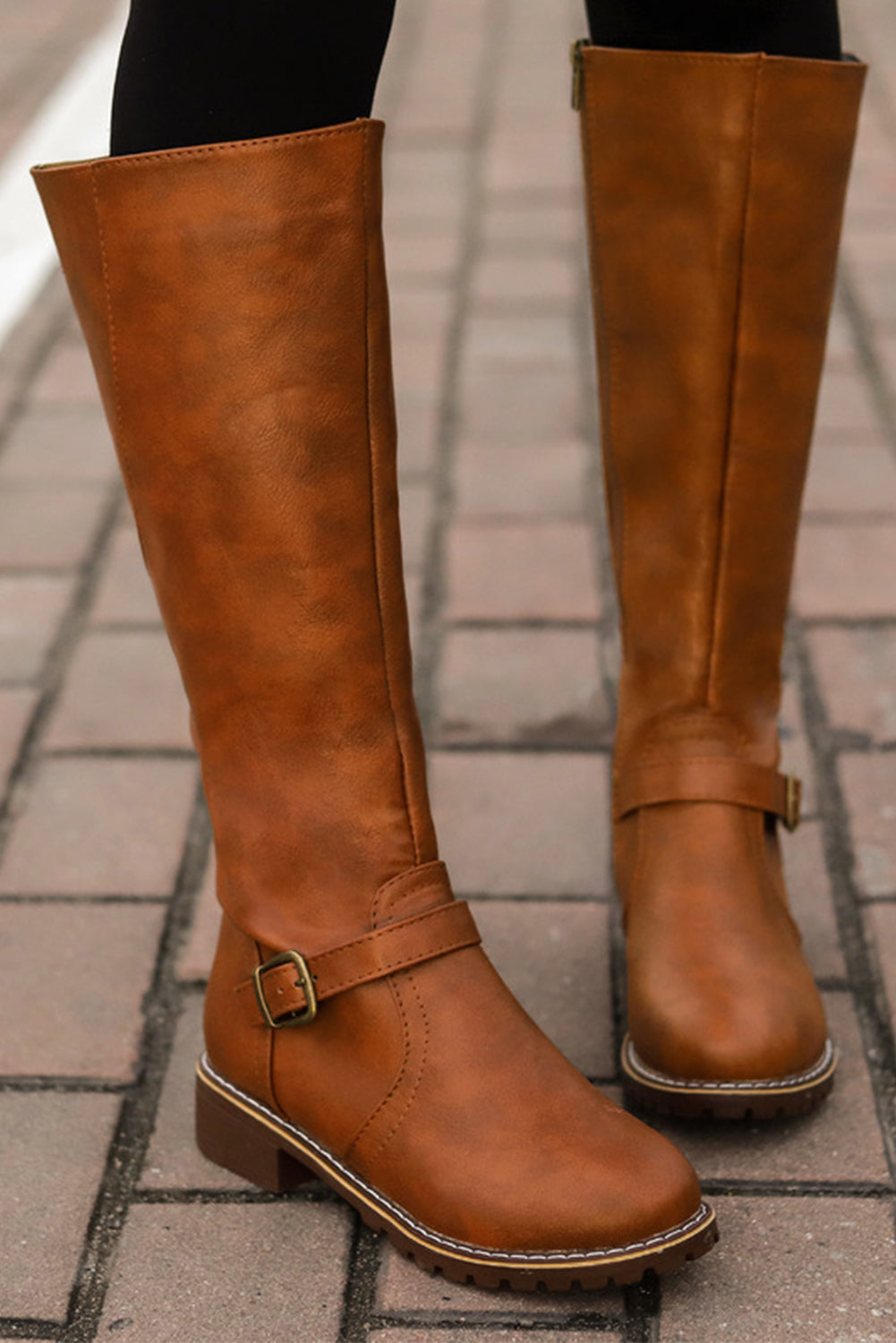 Wide Width The Janis Wide Calf Leather Boot - - boots