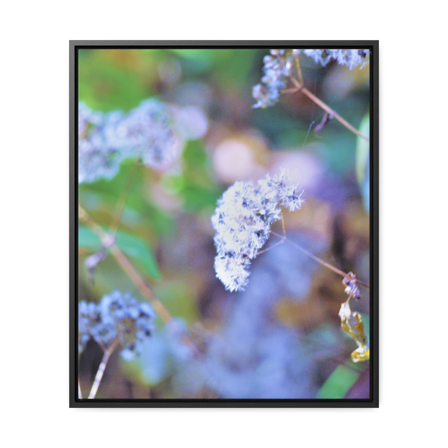 Macro Blue Gallery Canvas Wraps, Vertical Frame