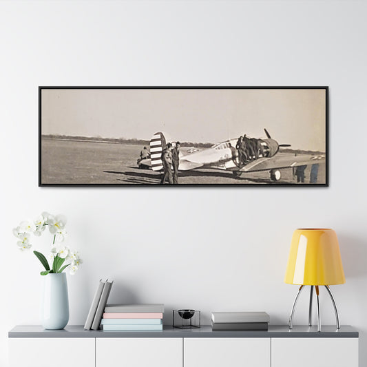 Army Pursuit Plane Ames Airport 1939 Gallery Canvas Wraps, Horizontal Frame