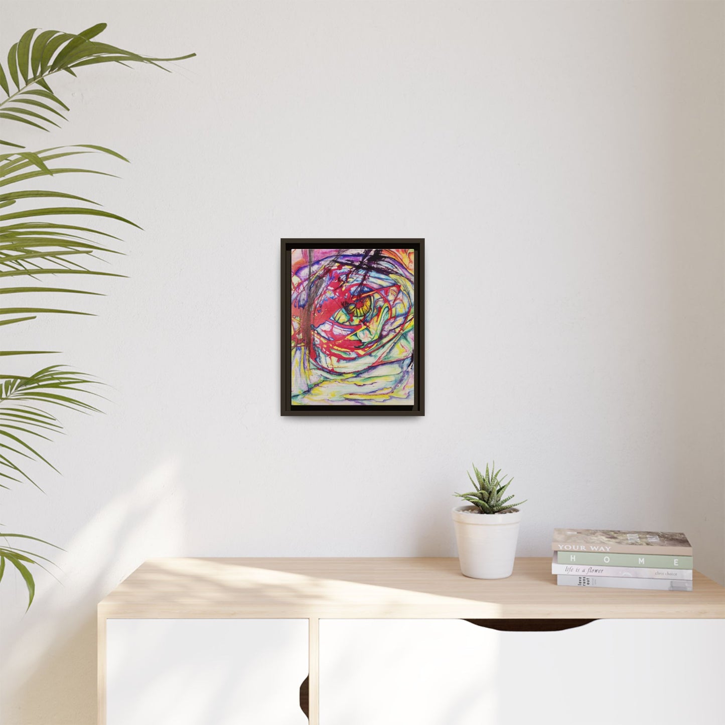 The Eye Framed Art Print - Kia Day Design
