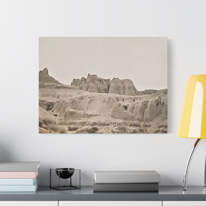 West Satin Canvas Stretched
