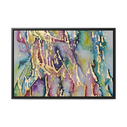 Purple Rain Gallery Canvas Wraps, Horizontal Frame 24″ x 16″ Premium Gallery Wraps (1.25″)