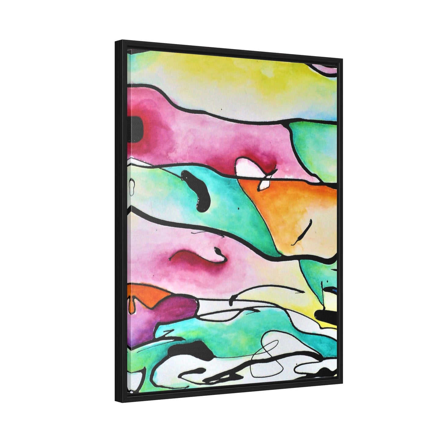 Shredded Paper Gallery Canvas Wraps, Vertical Frame