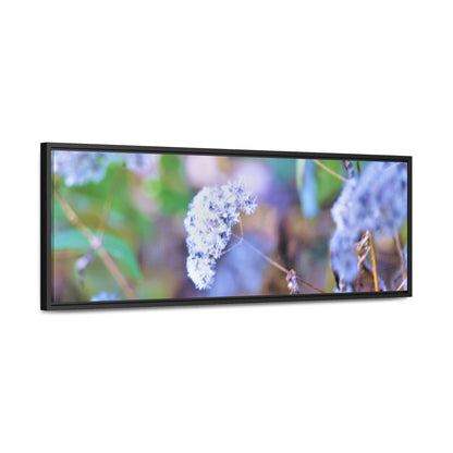 Macro Blue Gallery Canvas Wraps, Horizontal Frame