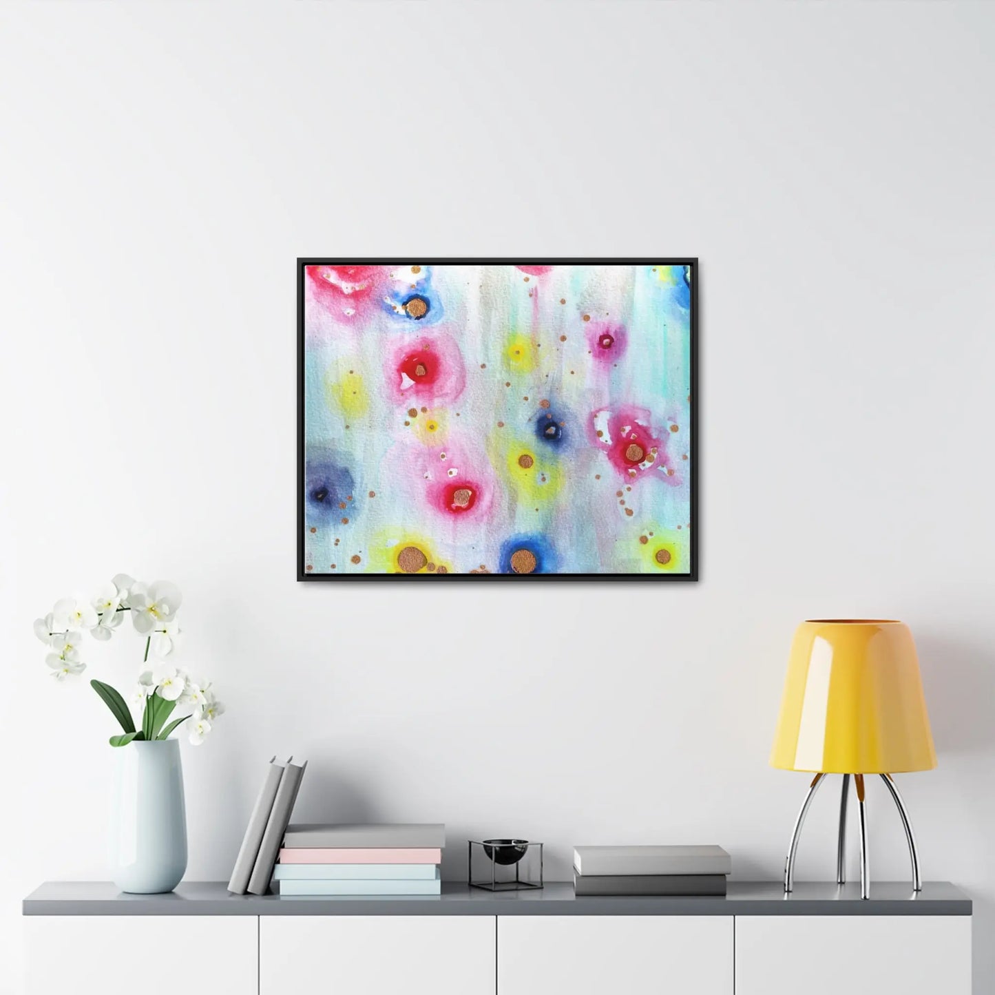 Raining Blooms Gallery Canvas Wraps, Horizontal Frame