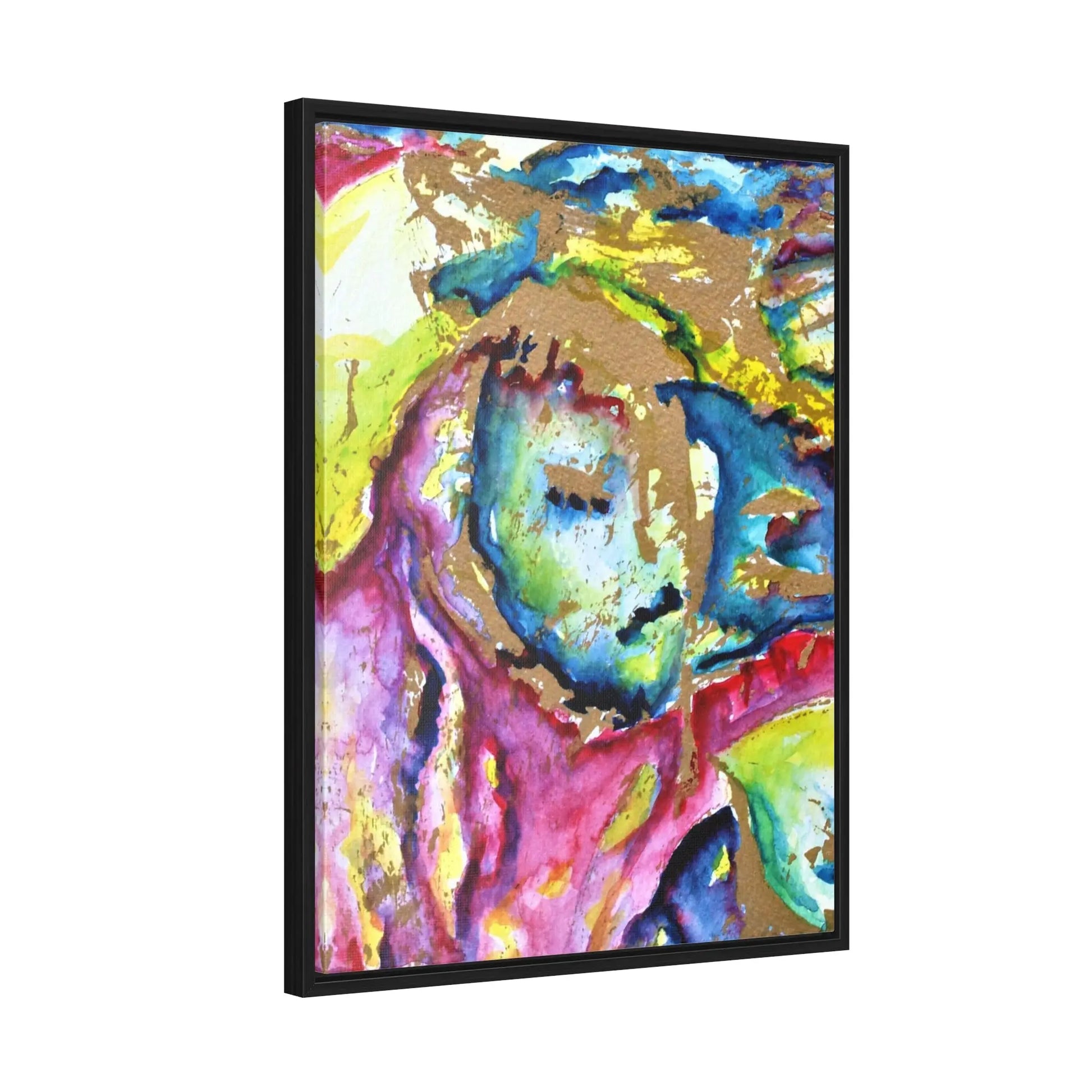 Mothers Face Gallery Canvas Wraps, Vertical Frame