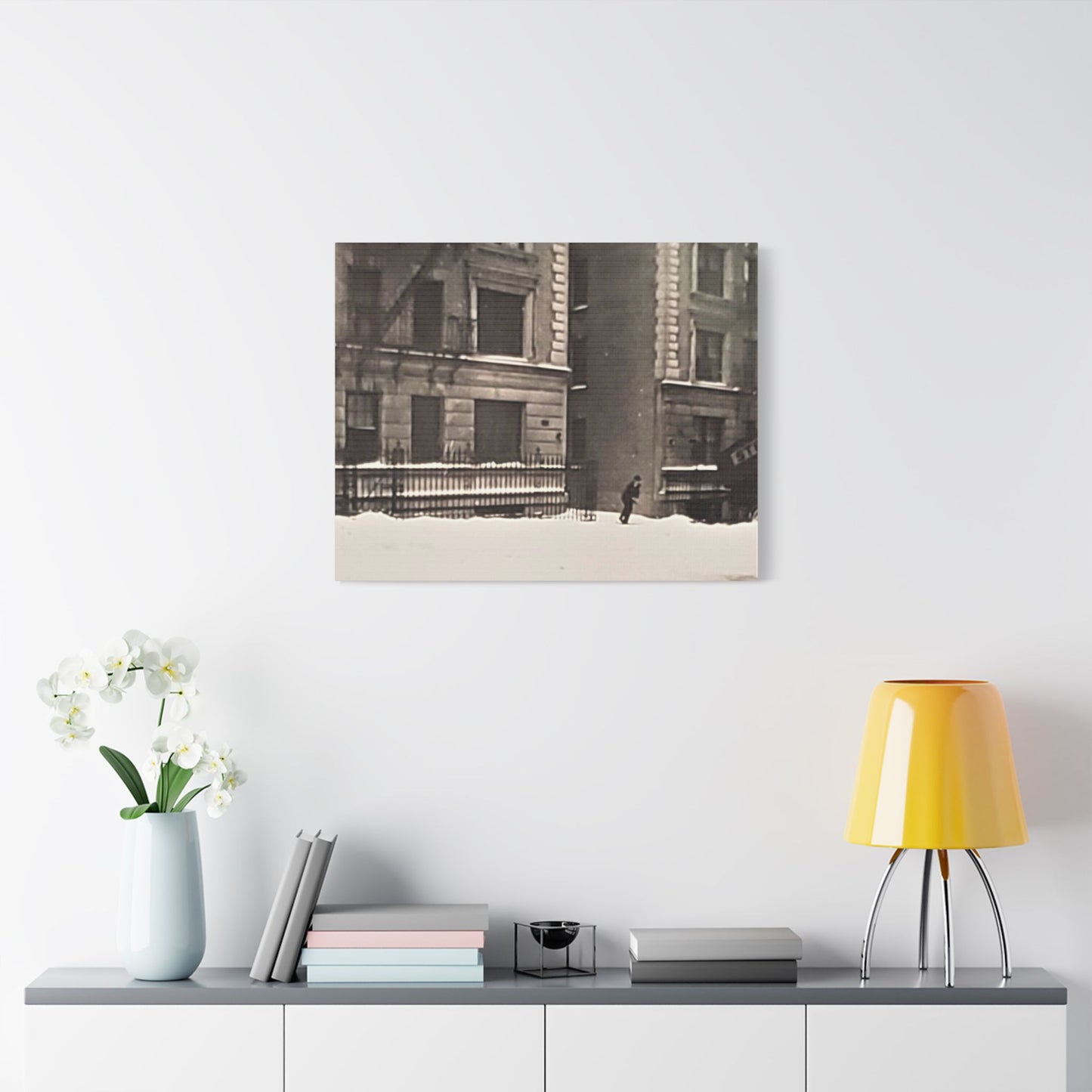 430 W. 119th St. New York Satin Canvas, Stretched