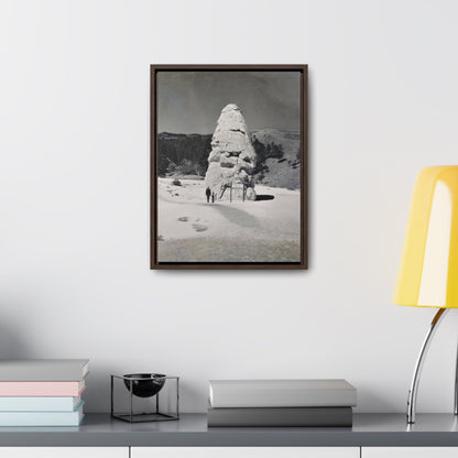 Liberty Cap Yellowstone Gallery Canvas Wraps Vertical Frame 12″ x 16″ 1.25" Walnut
