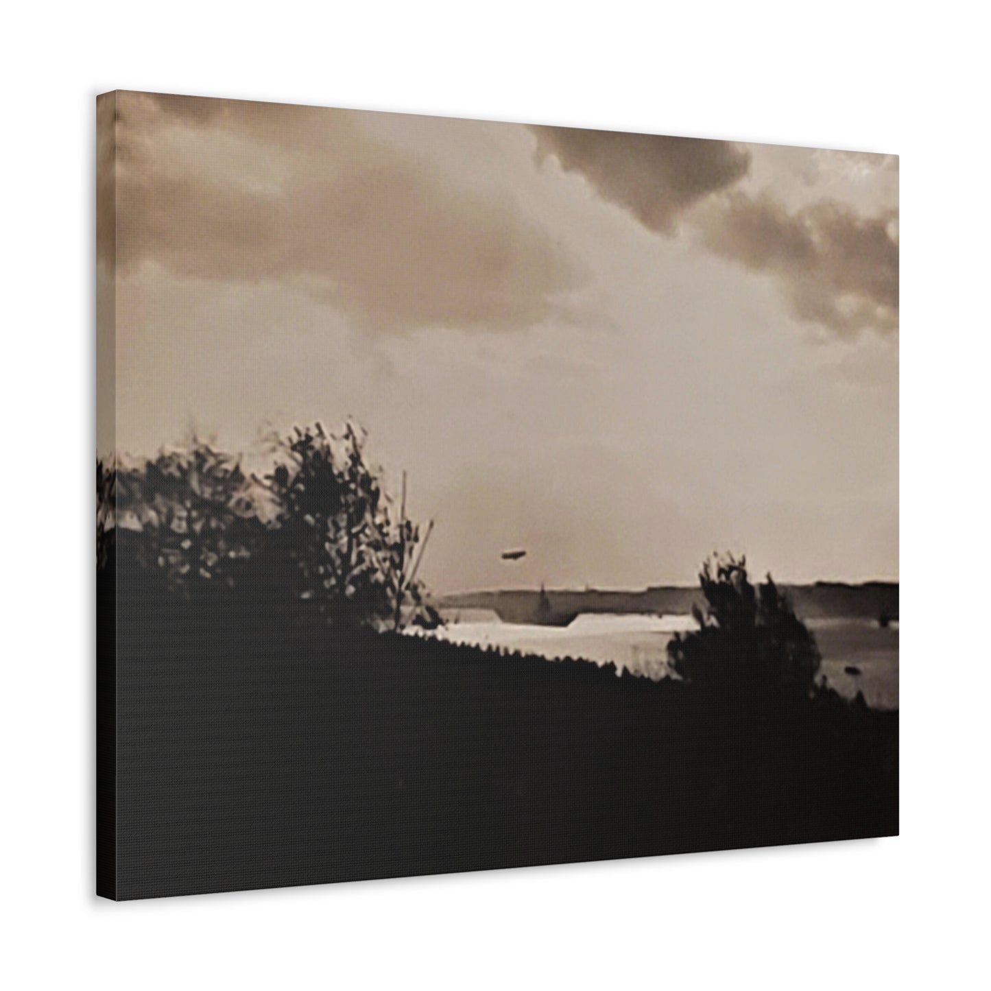 Navy Day New York October 27th 1945 Plane Stretched Canvas