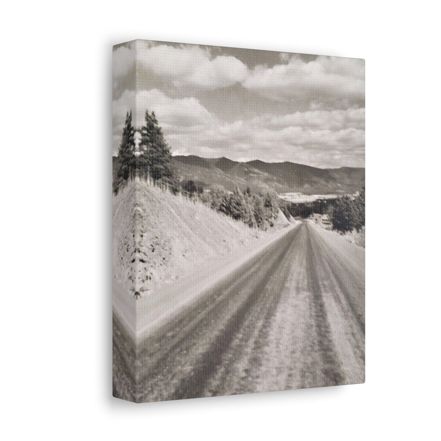Western Road Stretched Canvas