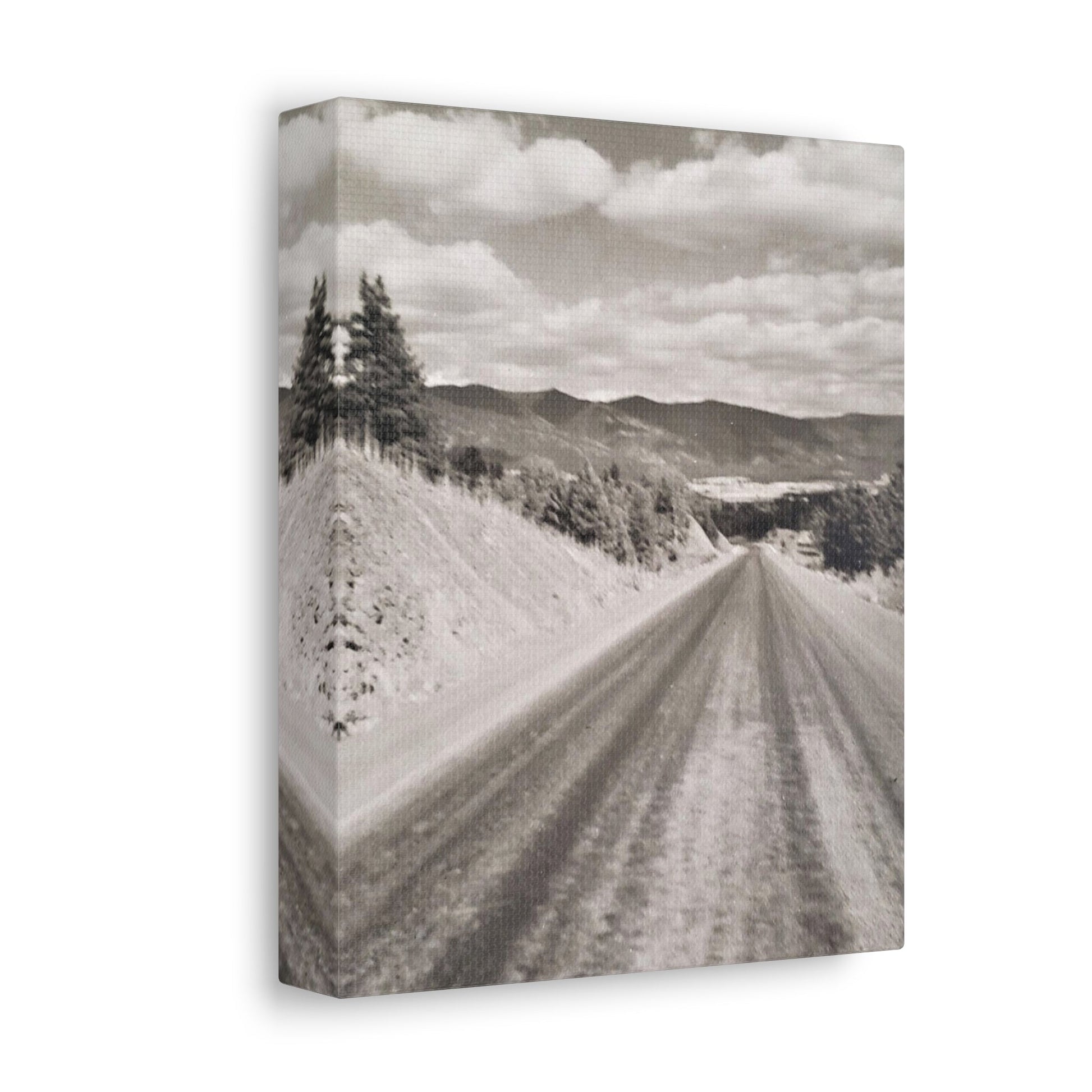 Western Road Stretched Canvas