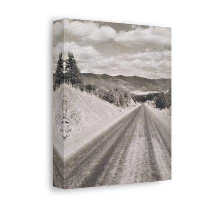 Western Road Stretched Canvas