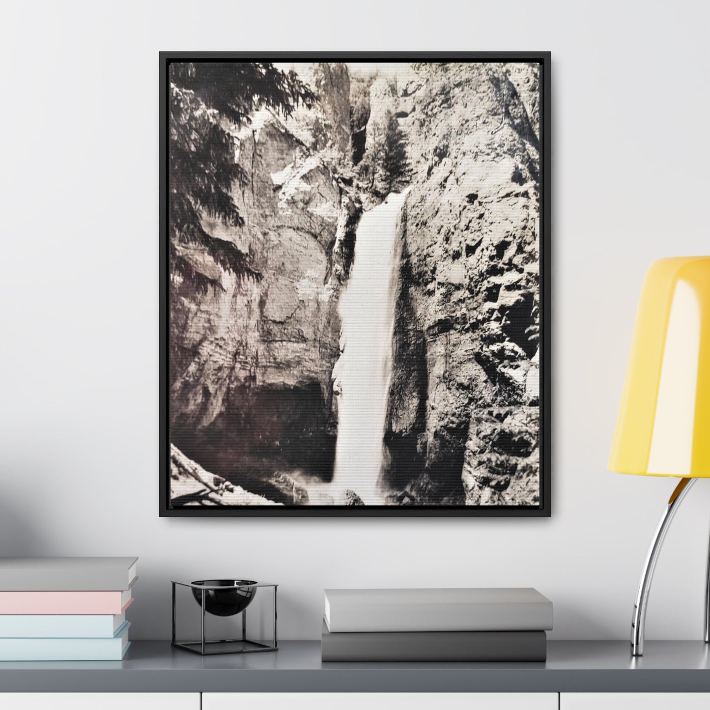 Tower Falls Yellowstone Gallery Canvas Wraps, Vertical Frame