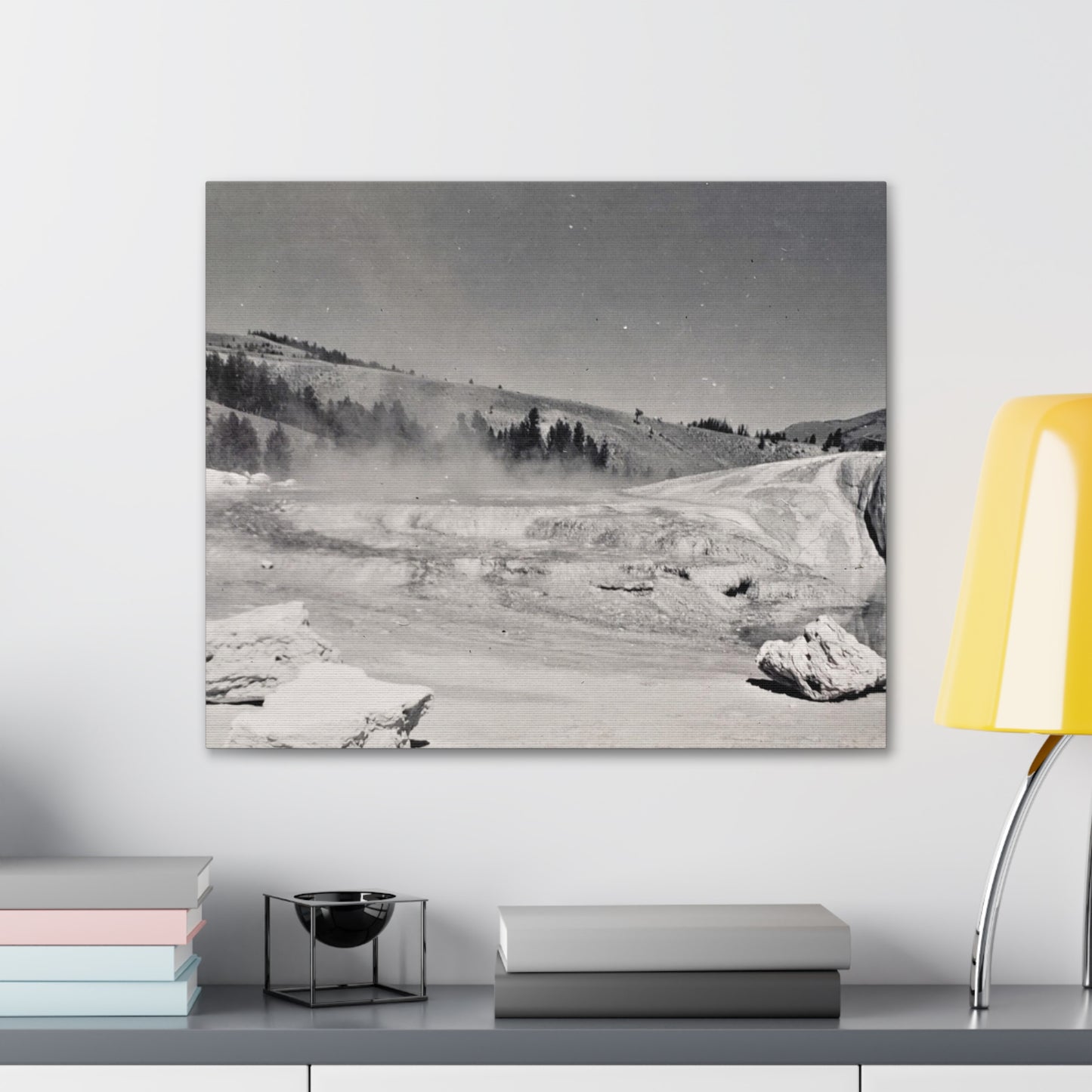 Mammoth Hot Springs Canvas Gallery Wraps