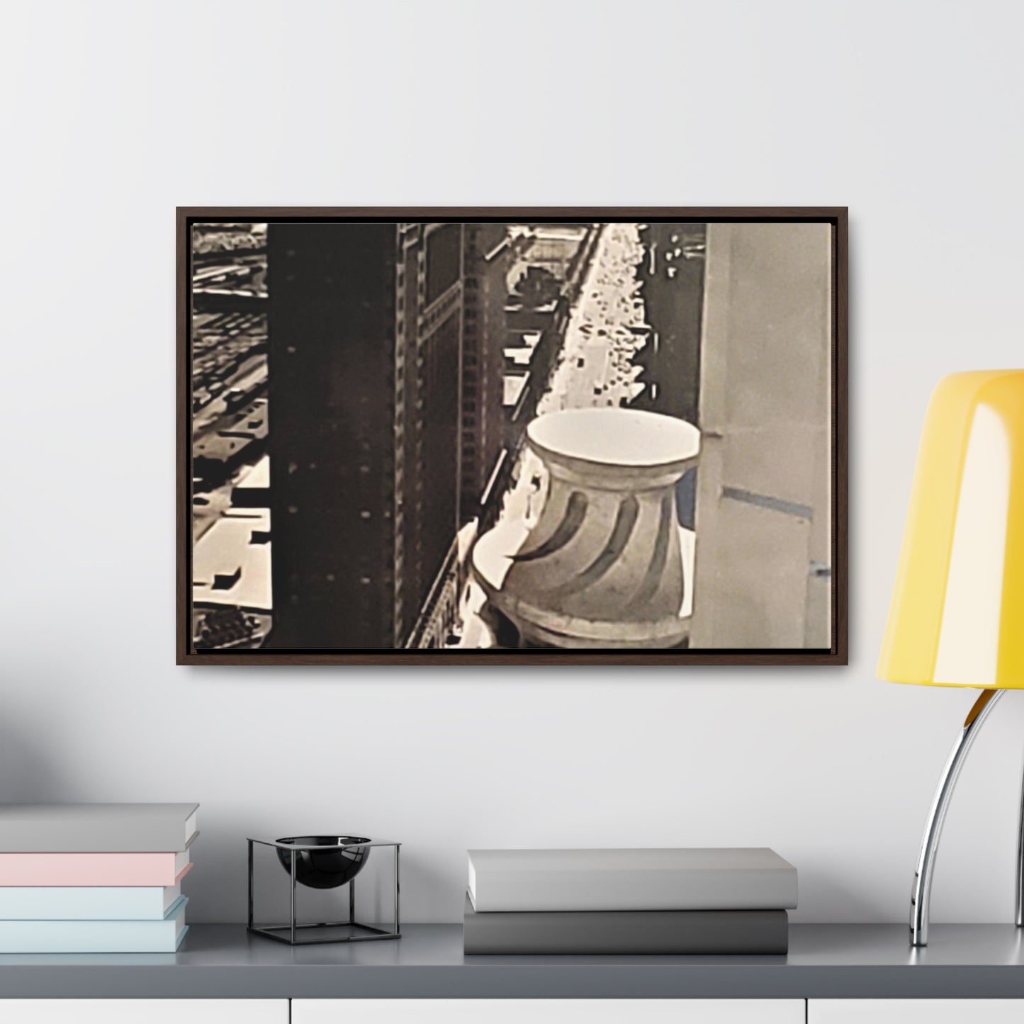 Michigan Ave Chicago Gallery Canvas Wraps, Horizontal Frame