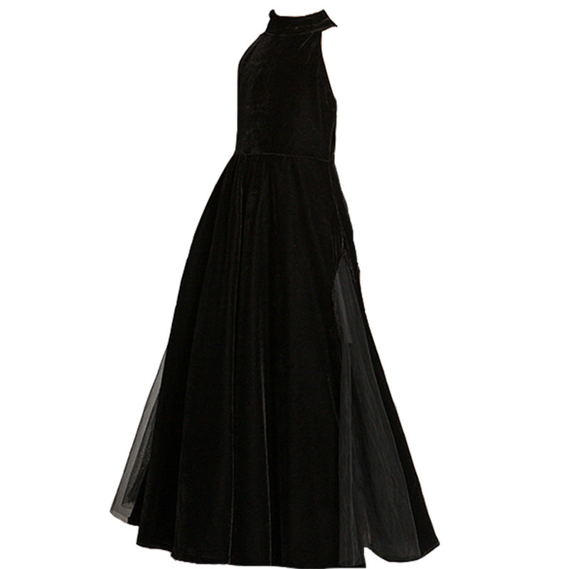 Kids Elite Black Evening Dress - - dress