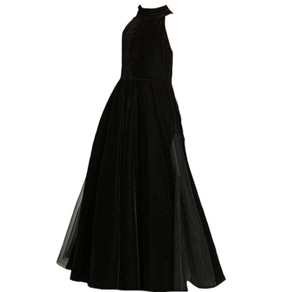 Kids Elite Black Evening Dress - - dress