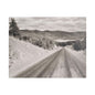 Western Road Satin Canvas Stretched 14″ x 11″ (Horizontal) 1.5"