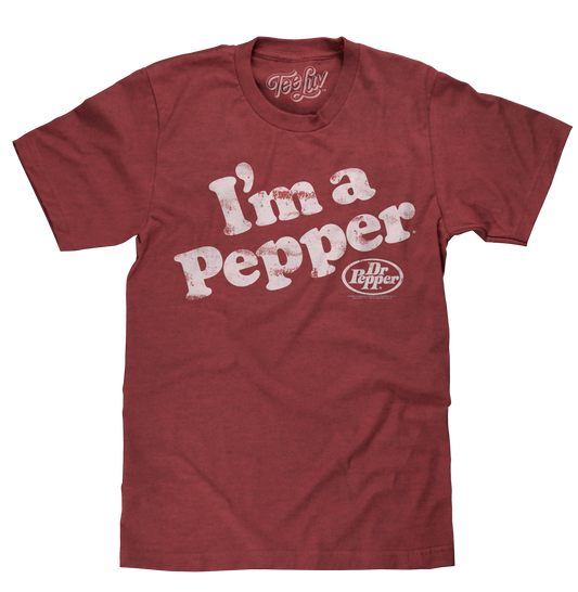 Dr Pepper I'm a Pepper T-Shirt - Red - - mens tee
