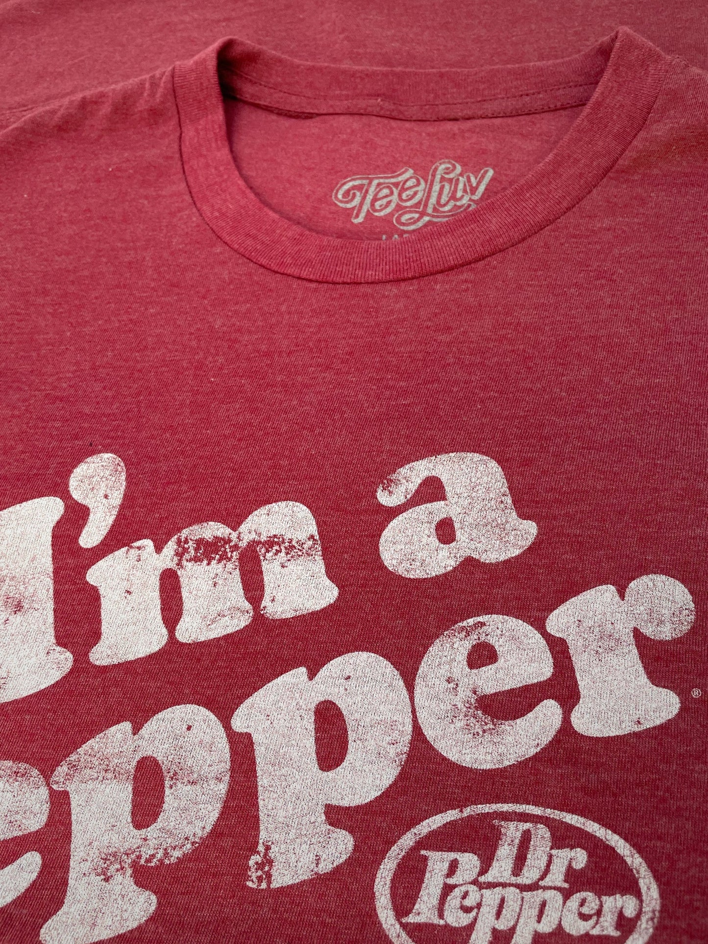 Dr Pepper I'm a Pepper T-Shirt - Red- Tee Luv- {{Product type}}